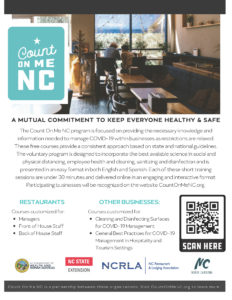 Count On Me NC informational flyer